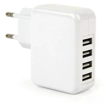 Adapteri i punjači za laptop: Punjač sa 4 USB porta – EnerGenie EG-U4AC-02 - Zidni USB punjač sa — 1