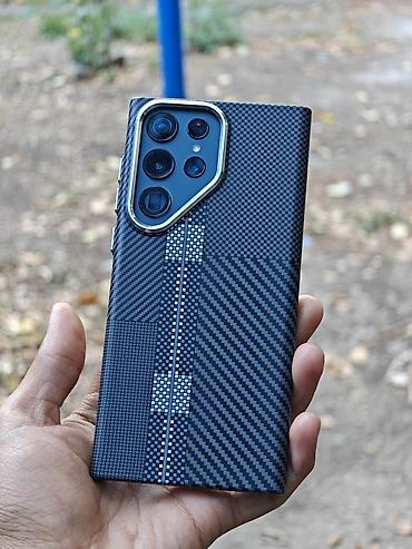 Уюлдук телефондор жана аксессуарлар: Samsung Galaxy S22 Ultra, Колдонулган, 256 ГБ, түсү - Жашыл, 1 SIM, eSIM — 2