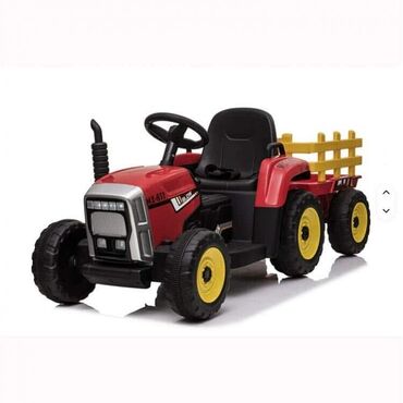 Dečiji električni automobili: Traktor sa prikolicom na akumulator XMX611 Boja:zelena/crvena/plava — 2