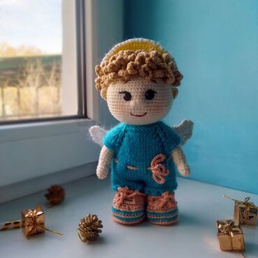 подарок на 14 февраля любимому: Ангел подарок на Рождество мягкая игрушка Светлый добрый Ангел будет