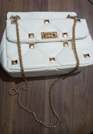 Torbe: Torba za rame, Valentino, Materijal: Koža