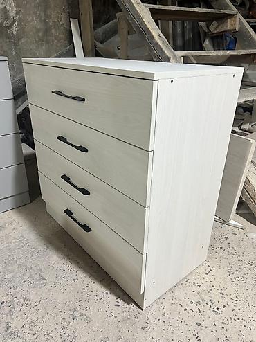 Комоды для одежды: Комод для одежды, Новый, Без зеркала, ЛДСП, цвет - Голубой, Коричневый, Бежевый, Бесплатная доставка — 6