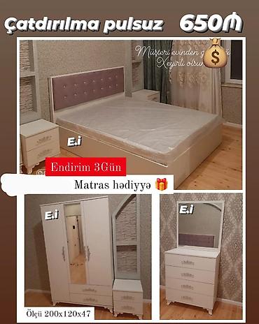 Yataq desti rəng seçimi var