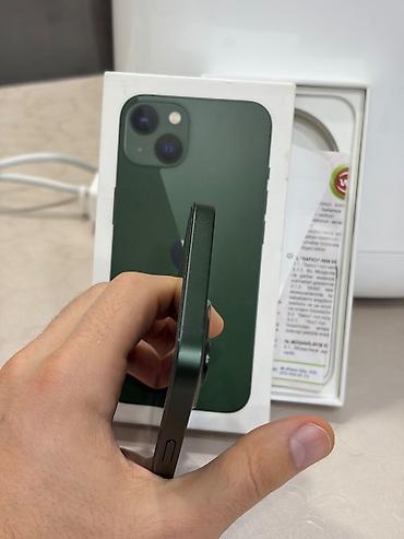 Apple iPhone: IPhone 13, 128 GB, Yaşıl, Face ID, Sənədlərlə — 3