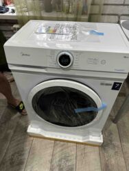 прием стиральных машин на запчасти: Стиральная машина Midea, 7 кг, Новый, Автомат, Есть сушка, Нет кредита, Платная доставка