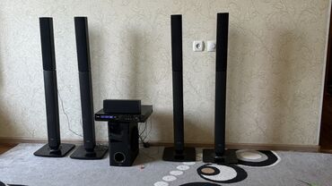 усилитель 5 1: Домашний кинотеатр LG 5.1 Состав: - 4 напольные колонны (фронт/тыл)