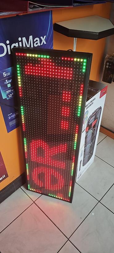 Biznes üçün avadanlıq: Rəngli LED reklam lövhəsi Led reklam lovhesin olcusu 100 x 35 wifi le — 3