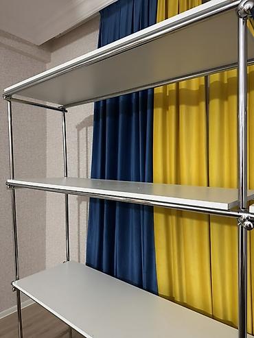 Оборудование для магазинов: Modul tipli metal vitrin/rax sistemləri - Karkas: parlaq xrom örtüklü — 3