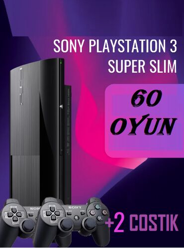 джойстик sony playstation 3: PlayStation 3 konsollari ✓Xaricden gelir ✓Hamisi ela veziyyetde,hard