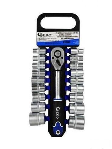 Setovi alata: Set ključeva gedora sa račnom – 8-32 mm, 19 komada GEKO, Poljska Cena — 8