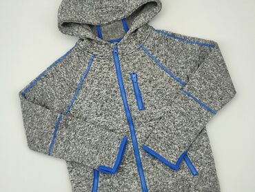 sweterek z dekoltem: Sweatshirt, 8 years, 122-128 cm, condition - Good