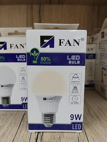 e27: LED-лампочка FAN 9W - Мощность: 9 Вт - Тип: LED (светодиодная) - — 1