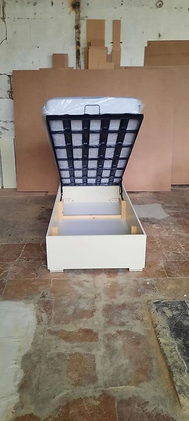 Çarpayılar: Tək nəfərlik qaldırılan bazalı çarpayılar - Ölçü: təxmini 90x190 sm — 8