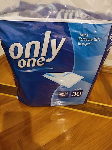 stoma torbası qiymeti: Yataq qoruyucu örtü. 90 / 60 ölçü 30 ədədlik bağlamanın üstündən — 2