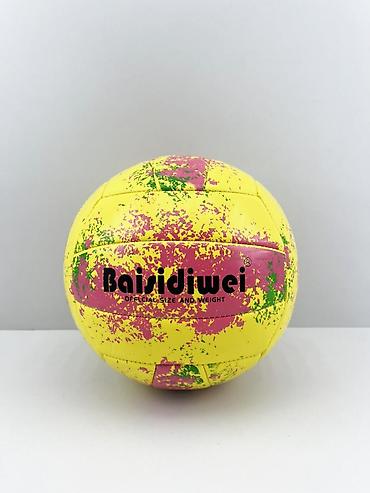 Мячи: №: 8718 Məhsulun adı: Voleybol üçün top Baisidiwei, sarı Brend — 1