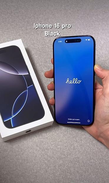 iphone x pro max: IPhone 16 Pro, Б/у, 128 ГБ, Черный, Кабель, Коробка, 88 % — 1