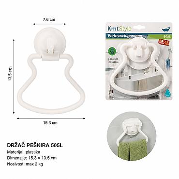 KMT Višenamenski kuka za peškir 5200813 Praktičan držač/kuka za
