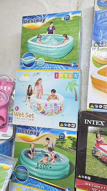 надувные басейны: Надувные детские бассейны Intex и Bestway - Формы и размеры: круглые — 4