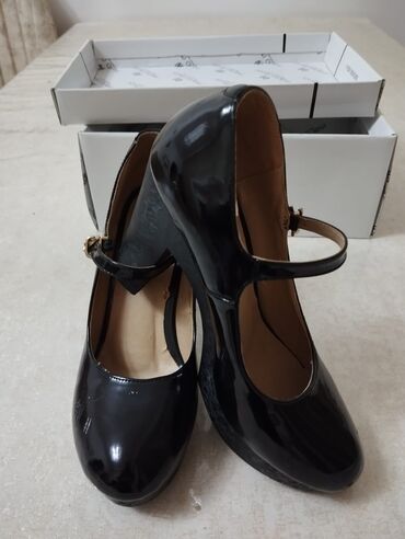 Tuflilər: Tuflilər, Ölçü: 37, rəng - Qara, Yeni — 3