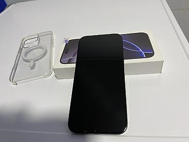ipad pro m5: IPhone 16 Pro Max, 256 GB, Black Titanium, Barmaq izi, Face ID — 2