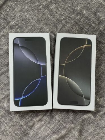 Apple iPhone: IPhone 16 Pro Max, Новый, 1 ТБ, Черный, Коробка, 100 %