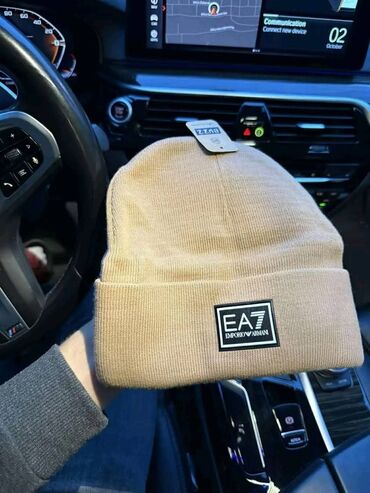 Kape: EA7 Emporio Armani zimske beanie kape - Model: klasična beanie kapa — 2