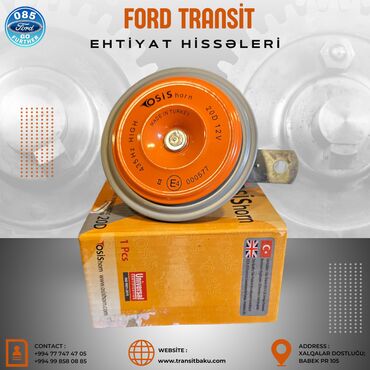 Avtomobilin digər elektrik sistemləri: Ford TRANSİT, Orijinal, Türkiyə, Yeni