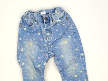 rajstopy tesco: Denim pants, 9-12 months, condition - Very good