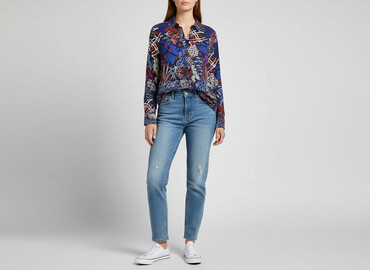 reserved bluzki w paski: H&M, Сорочка жіноча, розмір S
