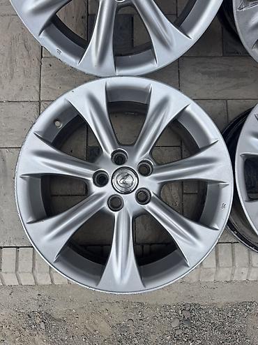 2 gr: Литые Диски R 18 Lexus, Комплект, отверстий - 5, Б/у — 6