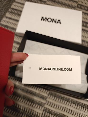 Novčanici: MONA ženski kožni novčanik – crveni - Brend: MONA - Materijal — 5