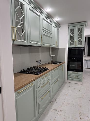 silver kitchen: Кухонный набор на заказ, МДФ, По договорённости, Бесплатная доставка, Гарантия, Дизайн, проект, Рассрочка — 3