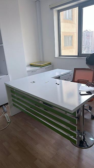 Ofis mebeli: Ofis mebel dəsti - Real alıcı ile daha asaği qiymet - L formalı iş — 2