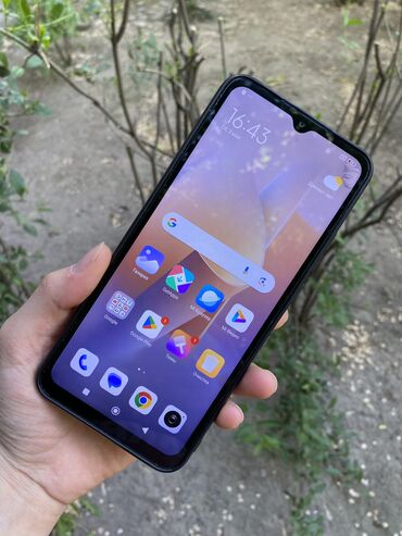 Redmi: Redmi, Redmi 12C, Б/у, 128 ГБ, цвет - Голубой, 1 SIM, 2 SIM