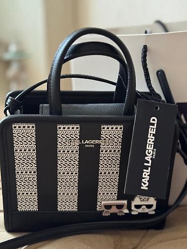 chanel chanta: Karl Lagerfeld Paris mini çanta. Yenidir 255 manata alınıb heç — 2
