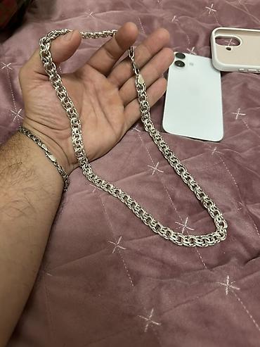 bijuteriyalar instagram: Gümüş boyunbagı 102qram hedıyye olunub taxmıram — 2