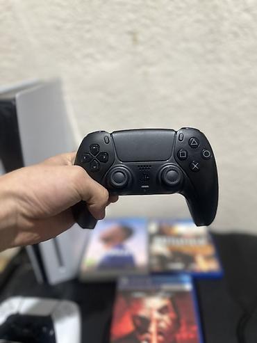 PS5 (Sony PlayStation 5): Sony ps 5 slim disc + подписка + 3 игр на дисках + два джойстика. Не — 6