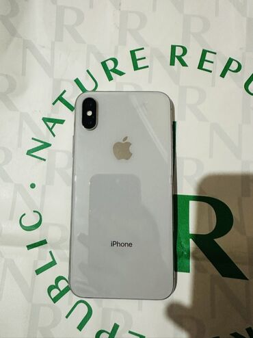 купить компьютер apple бу: IPhone X, Күмүш