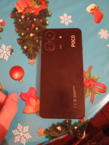 Poco: Poco C65, 128 GB, rəng - Qara, Barmaq izi