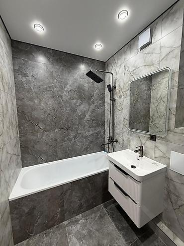 квартиры кызыласкер: 3 комнаты, 83 м², ул. Горького / Алматинка 108 серия, 6 этаж, Дизайнерский ремонт — 6
