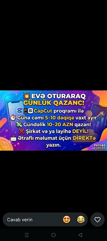 bolt operator nomresi: Evdən əlavə gəlir imkanı – CapCut ilə qısa vaxtda qazan! - CapCut — 1