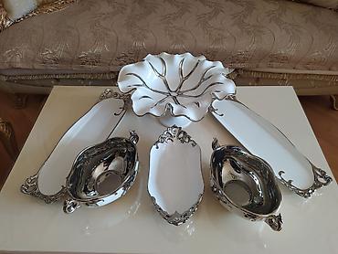 Nahar dəstləri və servizlər: Nahar dəsti, rəng - Ağ, Farfor — 17