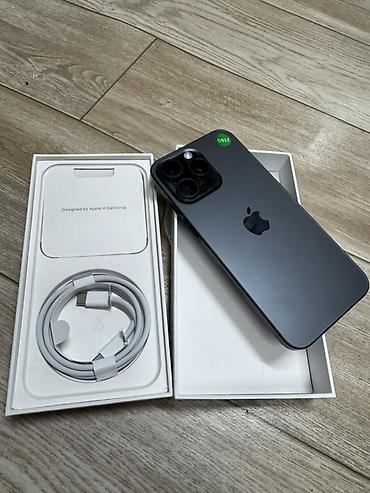 Apple iPhone: IPhone 15 Pro, 256 ГБ, Черный, Коробка, 100 % at lalafo.kg — 1 Apple iPhone: IPhone 15 Pro, 256 ГБ, Черный, Коробка, 100 % — 1