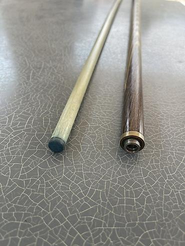 pool: Bilyard kəsi (2 hissəli) - Material: tünd ağac gövdə, dekorativ təbii — 2