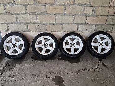 maşın cexollari: İşlənmiş Disk təkər 195 / 55 / R 15, 4 Boltlu — 1