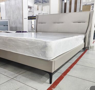 кровать ikea: Эки кишилик керебет, Матрасы бар, узуну - 200 см