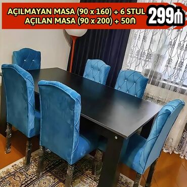 Masa və oturacaq dəstləri: ▪️Yalnız Keyfiyyətli Material və Aksessuarlardan İstifadə Olunur