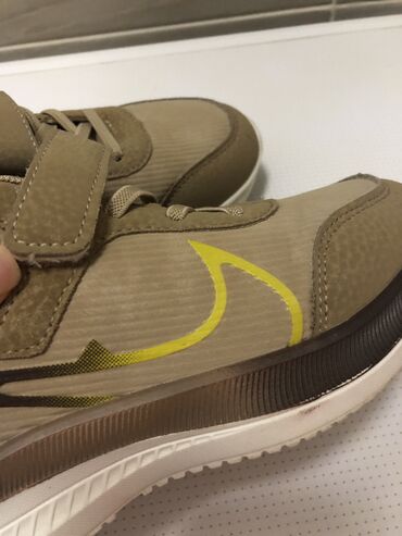 Women's Sneakers and athletic shoes: Кроссовки, 32, Nike, Б/у, цвет - Бежевый, Самовывоз — 8