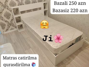 Divan və kreslo dəstləri: Çarpayı yeni tək nəfərlik