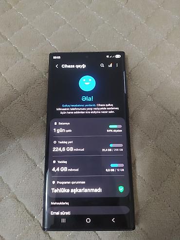 Samsung: Samsung Galaxy S22 Ultra, 256 GB, rəng - Qara, İki sim kartlı — 5